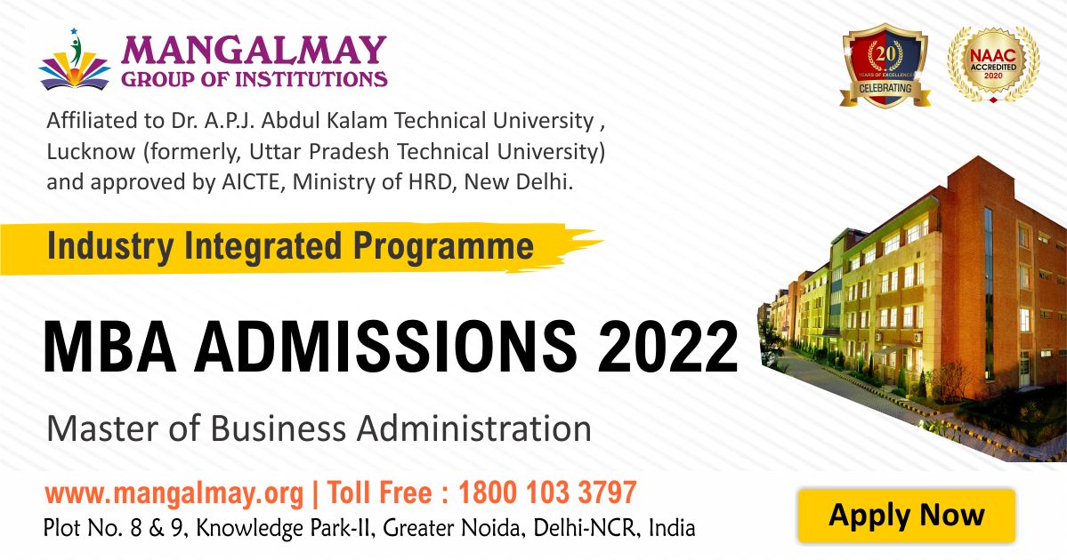 MBA Admission 2023 | MBA Admission in Delhi NCR 2023 | MBA Colleges & Institutes, Greater Noida