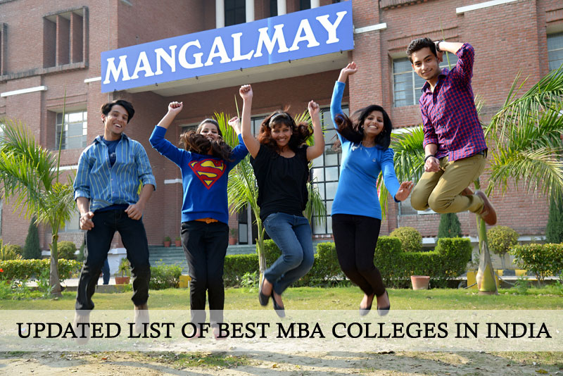 Updated list of Best MBA Colleges in India
