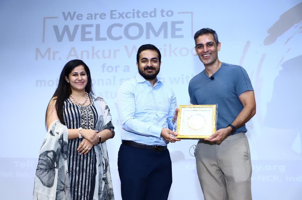 Ankur Warikoo at Mangalmay